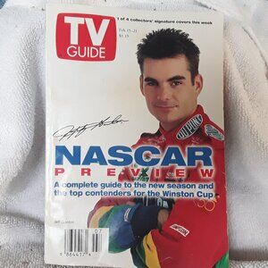 T.V Guide-Jeff Gordon Nascar Preview, Feb 15-21 1997